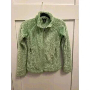 Marmot Women's Polartech Green Fleece Zip-Up Jacket, size XS